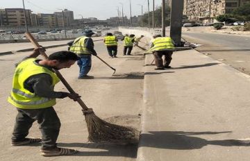 حملات للنظافة ورفع الإشغالات بحي غرب شبرا الخيمة حملات للنظافة ورفع الإشغالات بحي غرب شبرا الخيمة