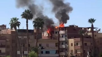 ندب المعمل الجنائي لفحص حريق شقة سكنية في بنها