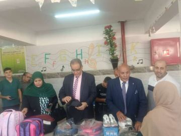 افتتاح معرض أهلا مدرستي في محافظة بني سويف