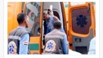 إصابة 3 أشخاص سقطوا من أعلى سقالة بأسوان