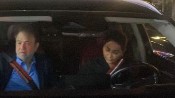 اول ظهور لوفاء عامر بعد الحكم بحبس ابنة مبارك