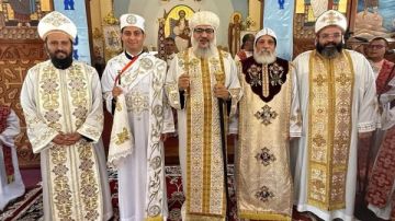 رسامة دياكون جديد في بوليڤيا على يد الأنبا يوسف