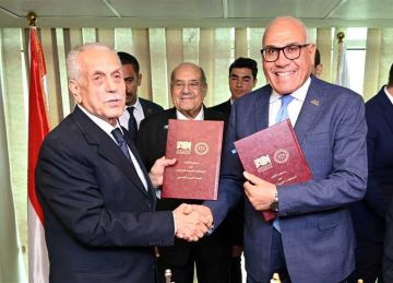 رئيس مجلس الشيوخ يشهد توقيع مذكرة تفاهم بين العربية للتصنيع والمحكمة العربية للتحكيم