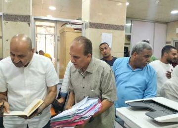 سكرتير عام قنا يتفقد سير العمل بالمركز التكنولوجي بدشنا