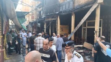 النيران تلتهم 4 عقارات بأول عرب بورسعيد وحالة وفاة وإصابة 2 آخرين