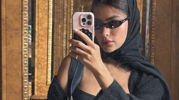 بحجاب وبطن مكشوف .. هدى المفتي تثير الجدل في أحدث ظهور