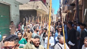 كرنفال شعبي في العوامية احتفالا بالمولد النبوي الشريف بالأقصر