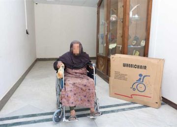 استجابة لطلبها.. توفير كرسي متحرك لحالة إنسانية في المنيا