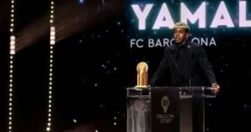 لامين يامال يتوج بجائزة كوبا لأفضل لاعب شاب فى حفل الكرة الذهبية