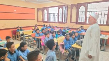 وسط أجواء حماسية..انطلاق العام الدراسي الجديد بالأزهر الشريف في الأقصر ..صور