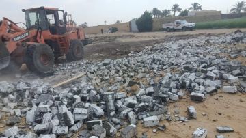 إزالة 58 حالة تعد وبناء مخالف على أراضي أملاك الدولة على مساحة 13 ألف م2 بالجيزة