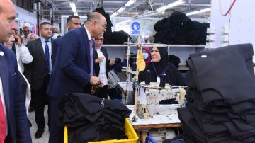 جبران لعمال شركة صناعة ملابس جاهزة: أصبح لدينا قانون يحقق الأمان الوظيفي