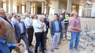 جبران يقود حملة داخل مواقع العمل للتأكد من توافر مبادئ السلامة المهنية