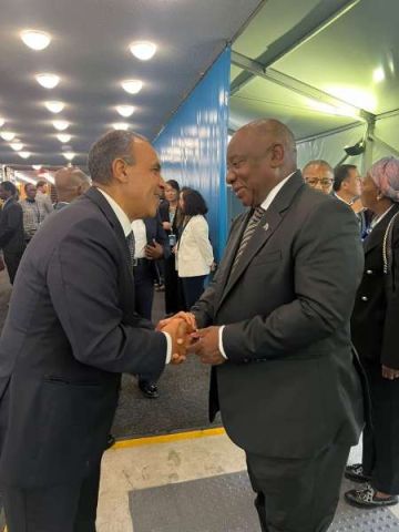 وزير الخارجية يلتقي رئيس جنوب أفريقيا على هامش اجتماعات الجمعية العامة للأمم المتحدة