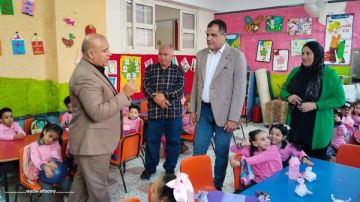 وفد وزاري يتفقد مدارس دمياط مع بدء العام الدراسي الجديد