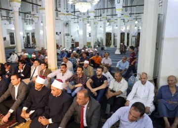  أوقاف المنيا تحيي احتفالية ذكرى المولد النبوي الشريف 2025 من مسجد صلاح الدين
