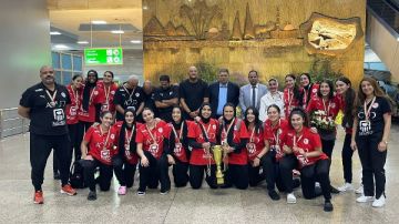 وزارة الشباب والرياضة تستقبل بعثة منتخب مصر لشابات كرة اليد بعد التتويج ببطولة إفريقيا والتأهل لكأس العالم