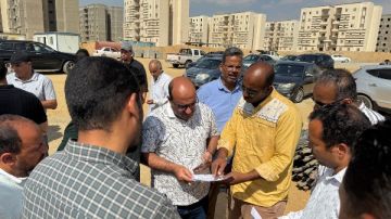 رئيس جهاز حدائق أكتوبر يواصل جولات تفقد مشروعات الإسكان والمستشفى العام