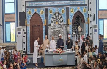  تكريم 450 طالبا بمسجد الغفور الرحيم بالغردقة لمشاركتهم في النشاط الصيفي