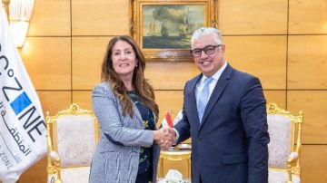 خلال لقائه بالسفيرة الأمريكية.. جمال الدين: نتطلع إلى تعزيز التعاون وفرص الاستثمار مع الولايات المتحدة