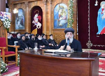 كنيسة السيدة العذراء بـ غبريال الإسكندرية .. البابا تواضروس يستكمل عظات حكايات الشجرة المغروسة (صور)