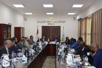 معهد البحوث الفلكية يستقبل وزير المعادن بجمهورية السودان لبحث التعاون المشترك