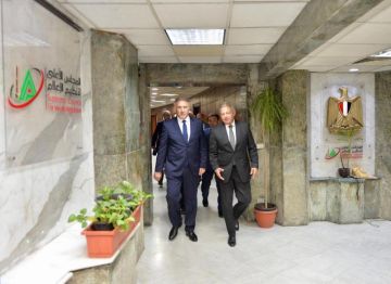 رئيس الأعلى للإعلام يستقبل المشرف العام على الإعلام الرسمي الفلسطيني رئيس الأعلى للإعلام يستقبل المشرف العام على الإعلام الرسمي الفلسطيني