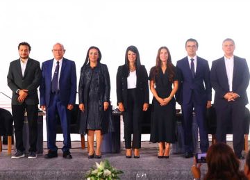 وزيرة التضامن تشهد احتفالية توقيع عقد الشراكة الاستراتيجية بين مؤسستي ساويرس وحسن علام للتنمية