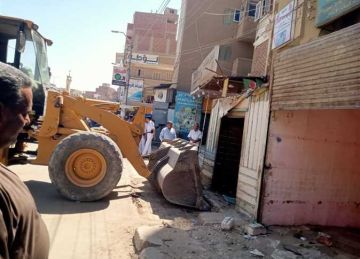 إزالة 97 حالة تعد على الأراضي ضمن المرحلة الثانية من الموجة الـ27 في أسوان