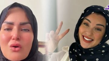 إنتي أحلى مني بالحجاب.. سما المصري توجه رسالة لـ اسما شريف منير إنتي أحلى مني بالحجاب.. سما المصري توجه رسالة لـ اسما شريف منير
