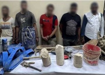 حفرة بعمق 13 مترا.. الداخلية : ضبط 5 أشخاص أثناء التنقيب عن الآثار داخل شقة بالسيدة زينب