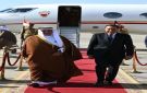 رئيس الوزراء يستقبل ولي عهد مملكة البحرين بمطار القاهرة الدولي - eg