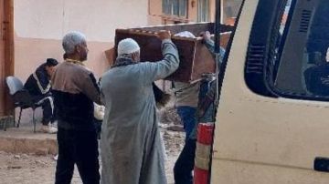 خروج جثامين ضحايا حريق مركز علاج الإدمان ببنها.. صور