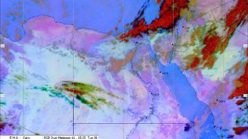 مرتفع جوي إعلان مفاجئ من الأرصاد