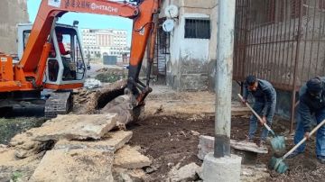 تطوير ورفع كفاءة متخللات مساكن الجامعة ببورسعيد..صور