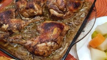 طريقة عمل صينية دجاج بالسماق في الفرن