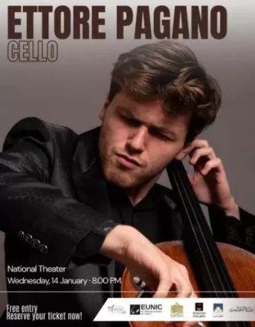 الأربعاء.. المسرح القومي يستضيف حفلا لعازف التشيللو العالمي إيتوري باجانو