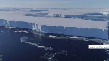 ذوبان نهر ثويتس الجليدي في القطب الجنوبي