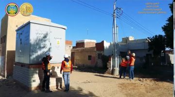 كهرباء البحيرة: الإنتهاء من تنفيذ 98.5 من أعمال حياة كريمة في 1000 قرية.. صور