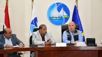 القابضة لمياه الشرب والصرف الصحي تسلم شهادات المأمونية لعدد من محطات دمياط القابضة لمياه الشرب والصرف الصحي تسلم شهادات المأمونية لعدد من محطات دمياط