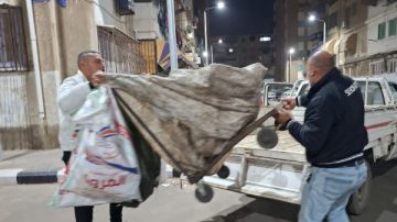 بورفؤاد .. غلق وتشميع محال فرز القمامة بممرات مساكن وزارة العدل