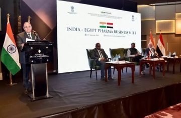 هيئة الدواء تشارك في افتتاح فعاليات المنتدى الهندي المصري للصناعات الدوائية