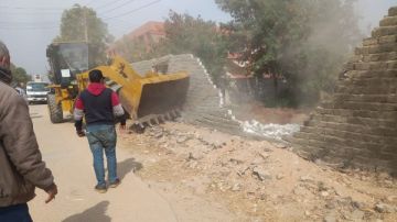 إزالة 122 حالة تعد واسترداد 21 ألف متر أملاك دولة وأراض زراعية بقنا