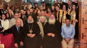 بحضور الأنبا رافائيل.. معهد مارمرقس يحتفل بتخرج دفعة جديدة صور