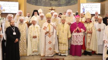 بطريركا الأقباط والروم الكاثوليك يحتفلان بختام عام يوبيل حجاج الرجاء صور