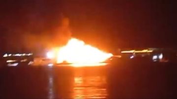 حريق لانش سياحي في الغردقة لأحد الفنادق.. التفاصيل الكاملة