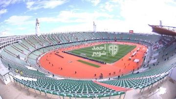 شاهد ..ملعب مباراة مصر و بنين قبل بداية المواجهة