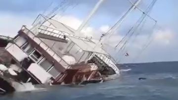 ننشر الصور الأولى لـ شحوط يخت سياحي في مرسى علم