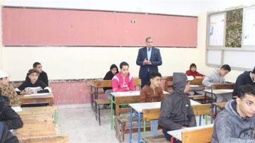 إجابة امتحان الهندسة للشهادة الإعدادية الترم الأول 2026 الجيزة