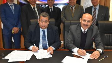 جامعة السادات توقع مشروعا بحثيا دوليا لتحسين إدارة الموارد المائية بالمناطق الساحلية